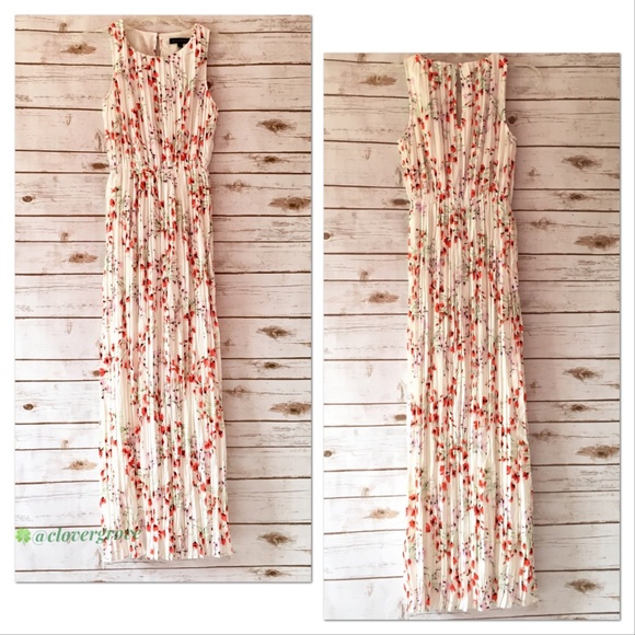 NWOT Banana Republic Floral Maxi Dress Size XS - Picture 5 of 9